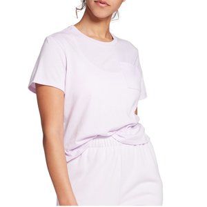 SOILED DSG Women Must Have Lightweight Cropped Tee Light Purple Size 2X $20 F259